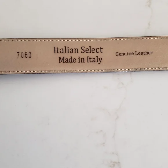 GENUINE Italian Leather Belt - Picture 4 of 8